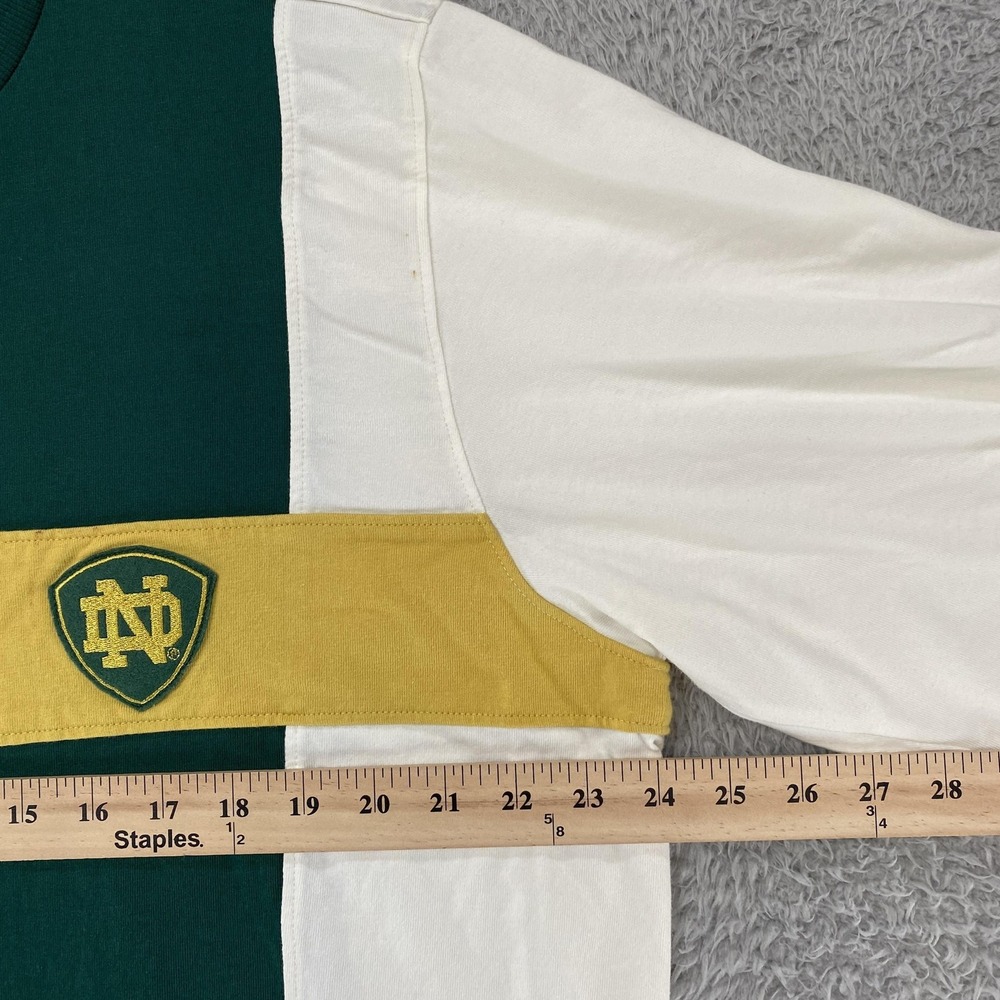Notre Dame Fighting Irish Shirt Mens‎ XL Green NCAA Football Adidas #17 Tee - Picture 5 of 13